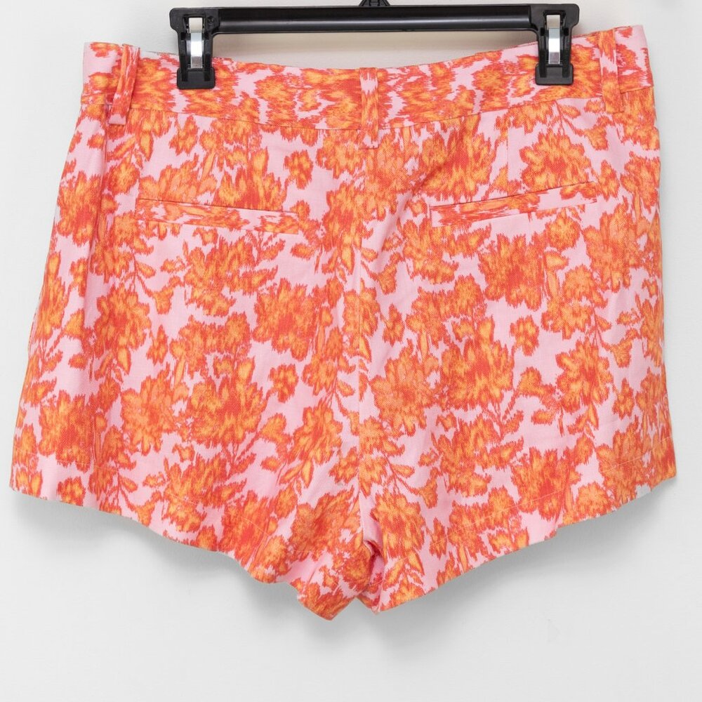 Derek Lam 10 Crosby Vadella Shorts & Irina Blazer Jacket Set Orange Pink Size 12 - Picture 5 of 16